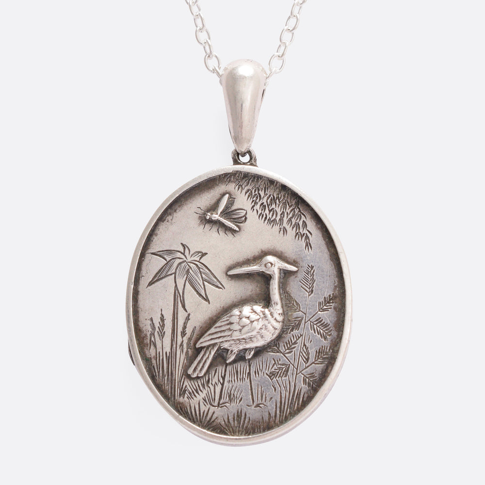Victorian Sterling Silver Aesthetic Locket