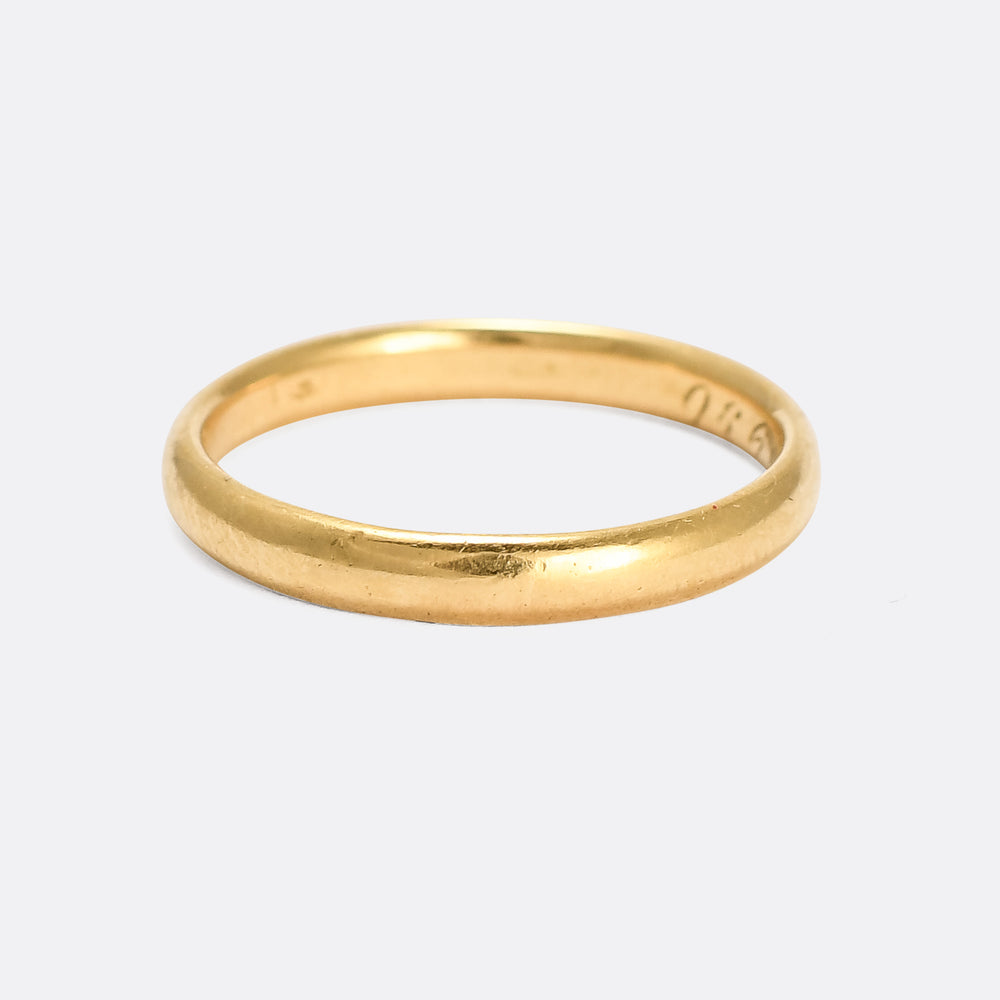 Vintage 18k Gold Tiffany & Co Wedding Band