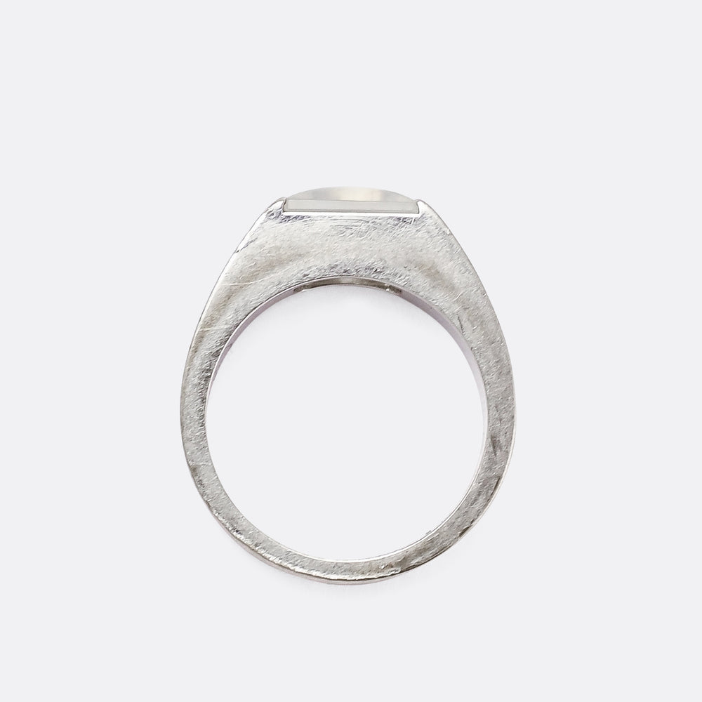 Vintage Cartier Moonstone Signet Ring