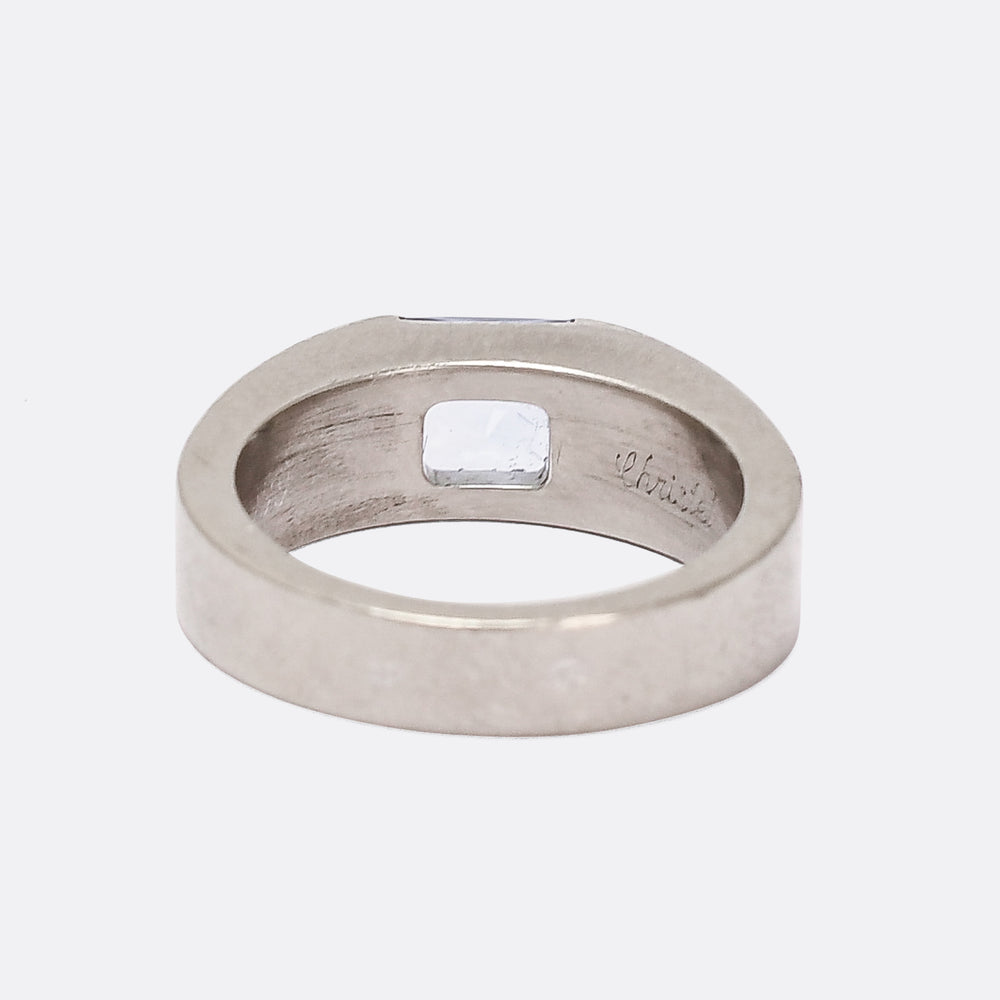 Vintage Cartier Topaz Signet Ring