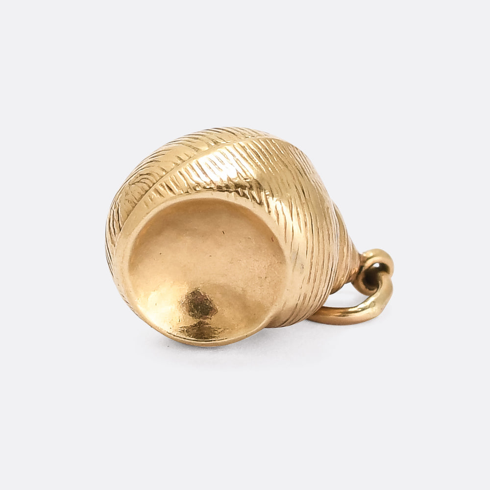 Vintage Gold Winkle Charm