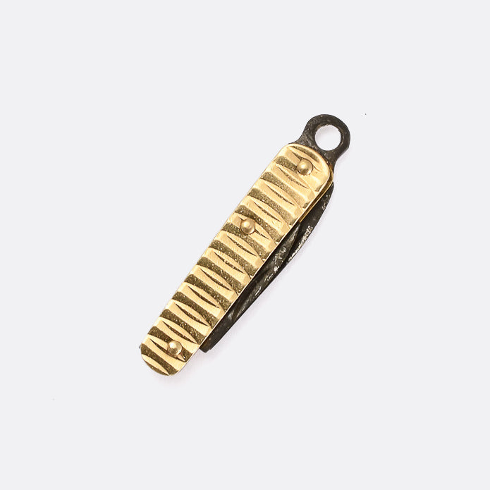 Vintage Miniature Gold Pocket Knife Charm