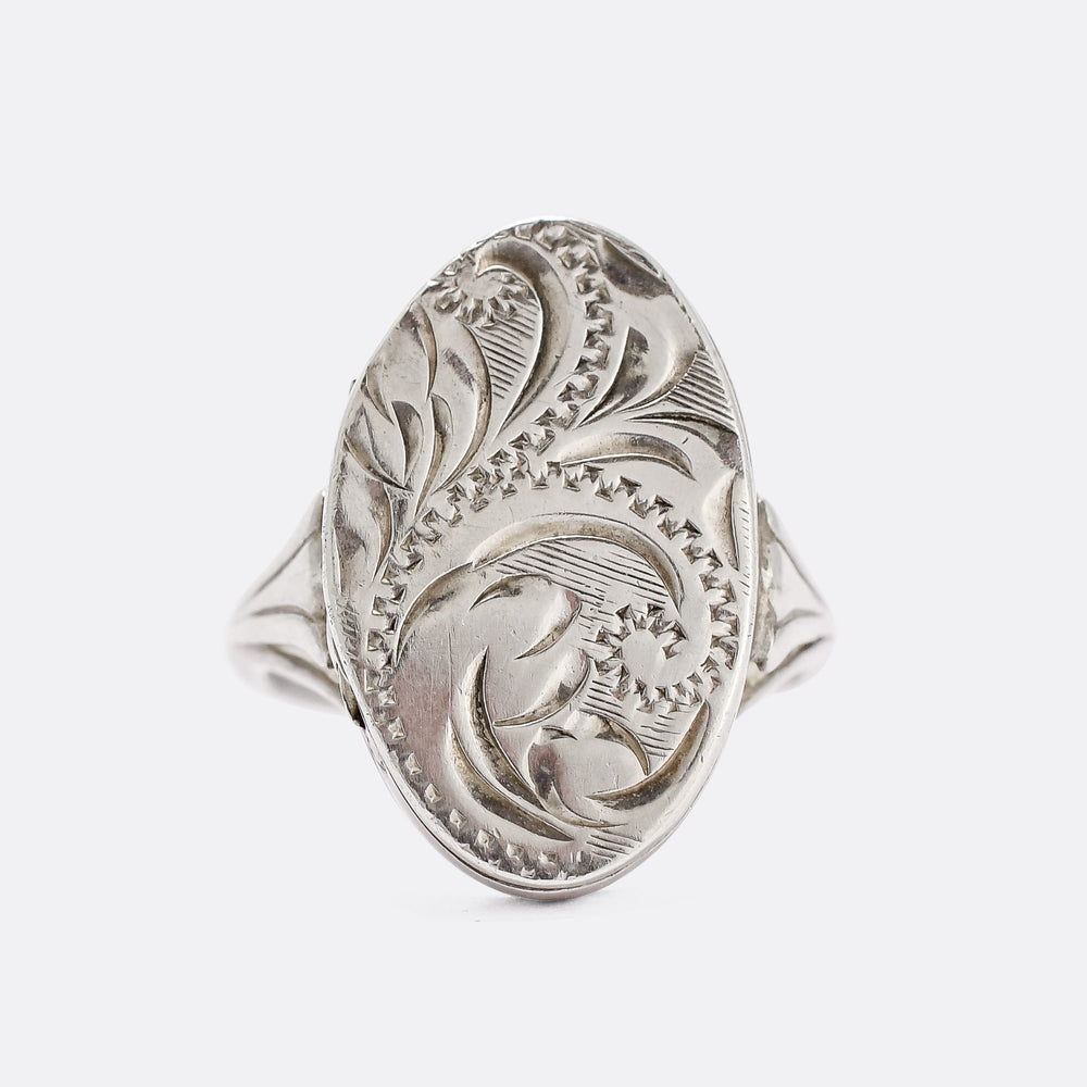 Vintage Silver Poison Ring