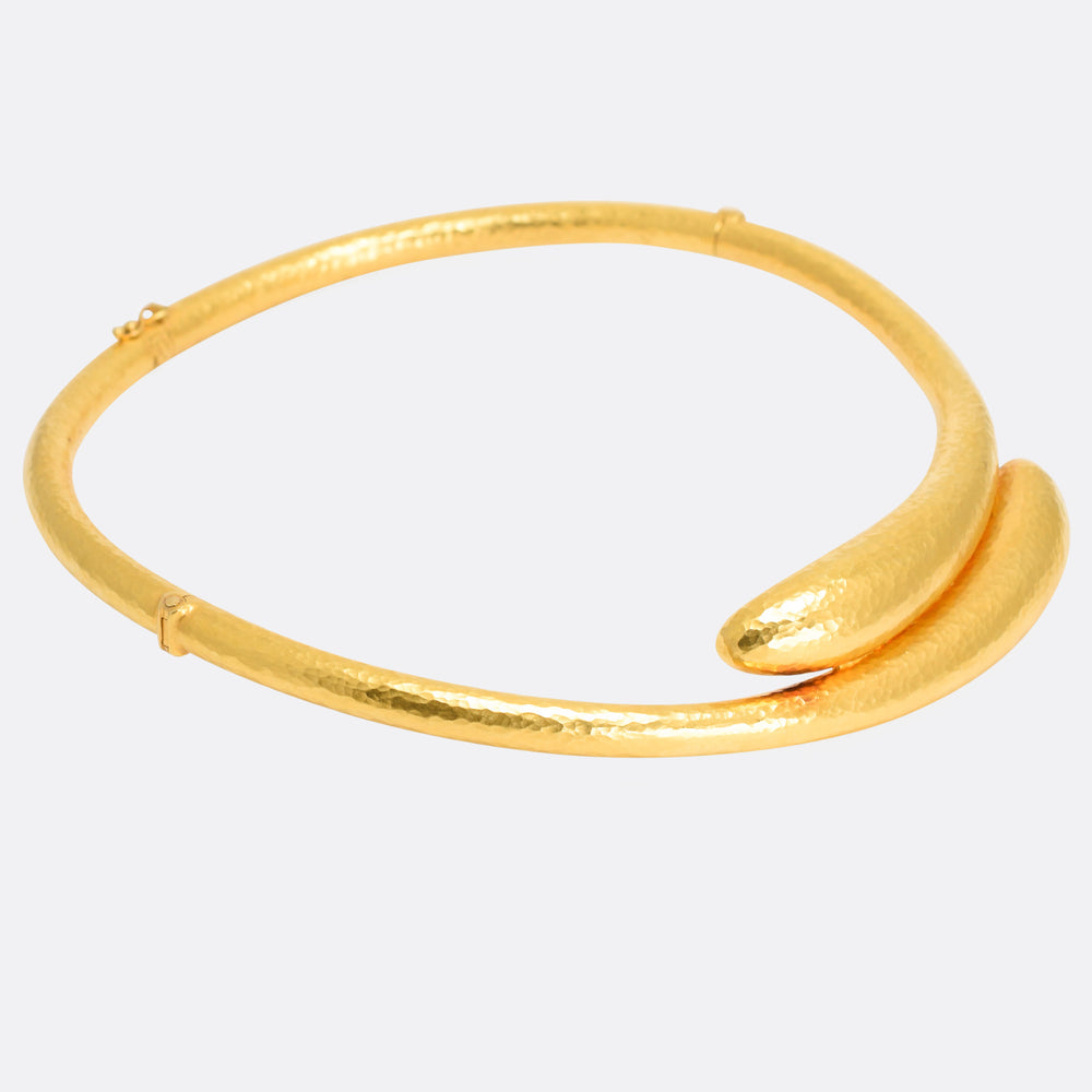 Vintage Ilias Lalaounis Gold Serpents Collar