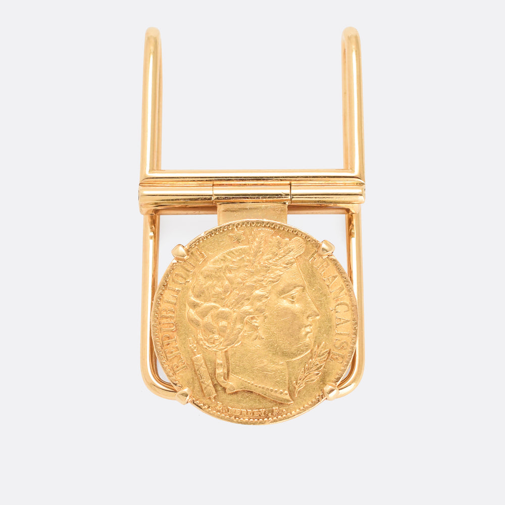 Vintage solid gold Cartier Money Clip