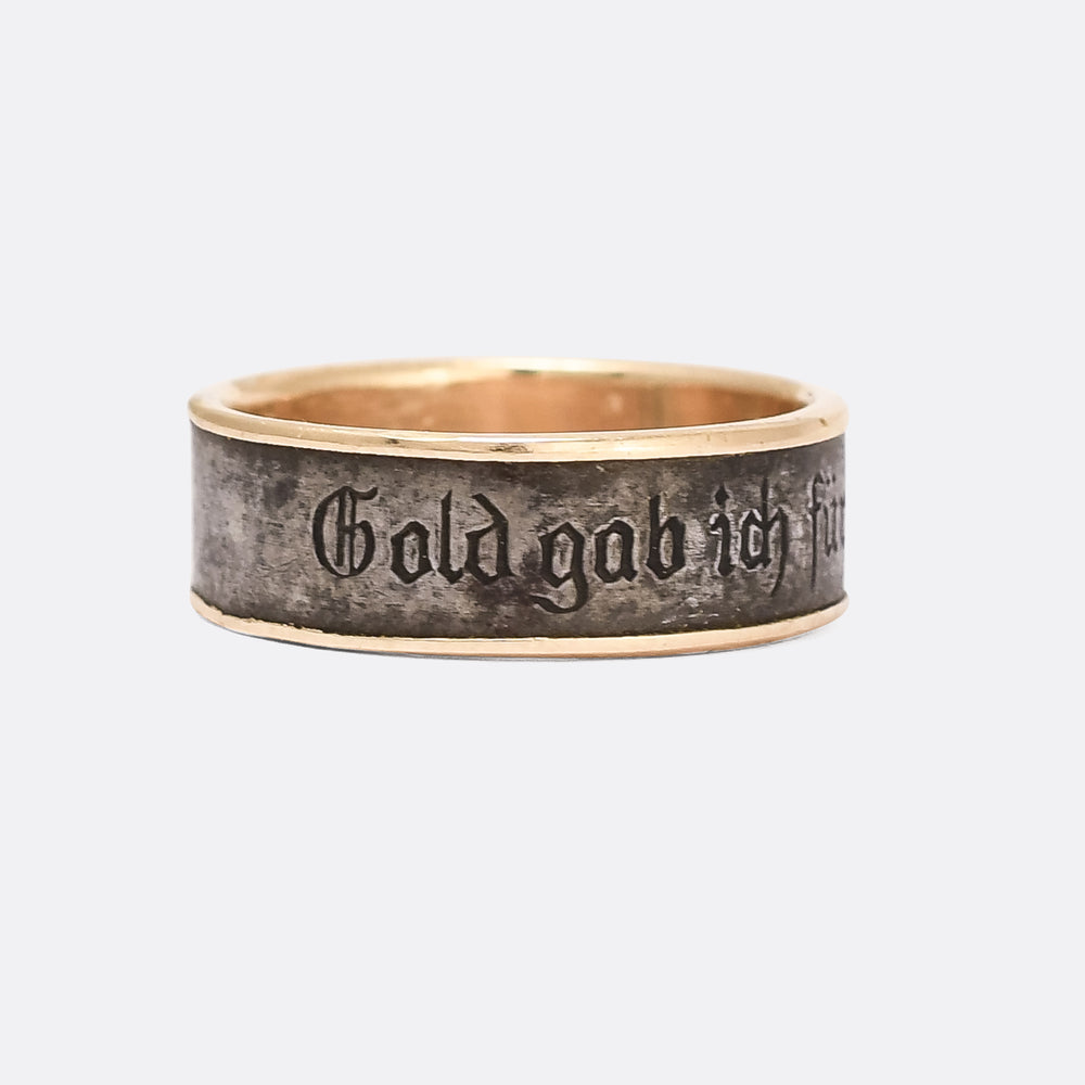 WW1 I Gave Gold For Iron Ring