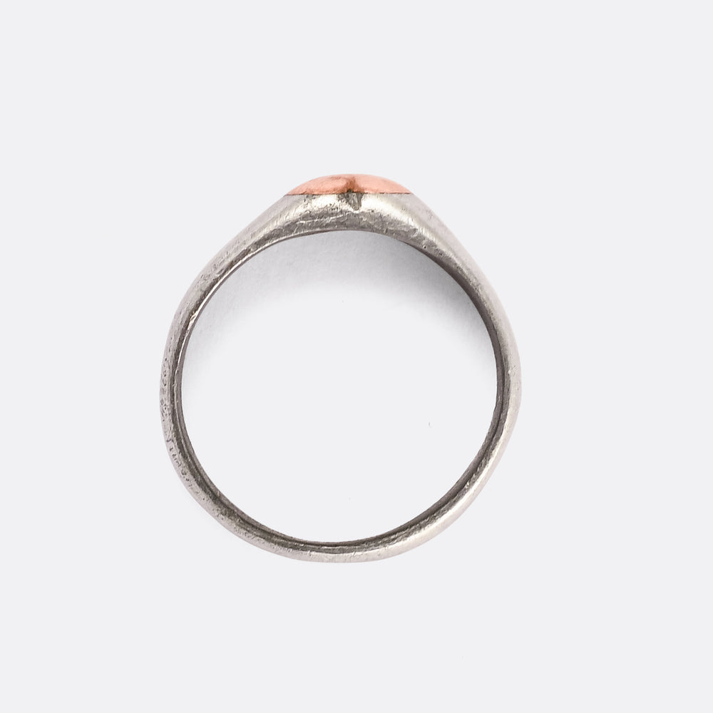 WW1 Trench Art Heart Ring