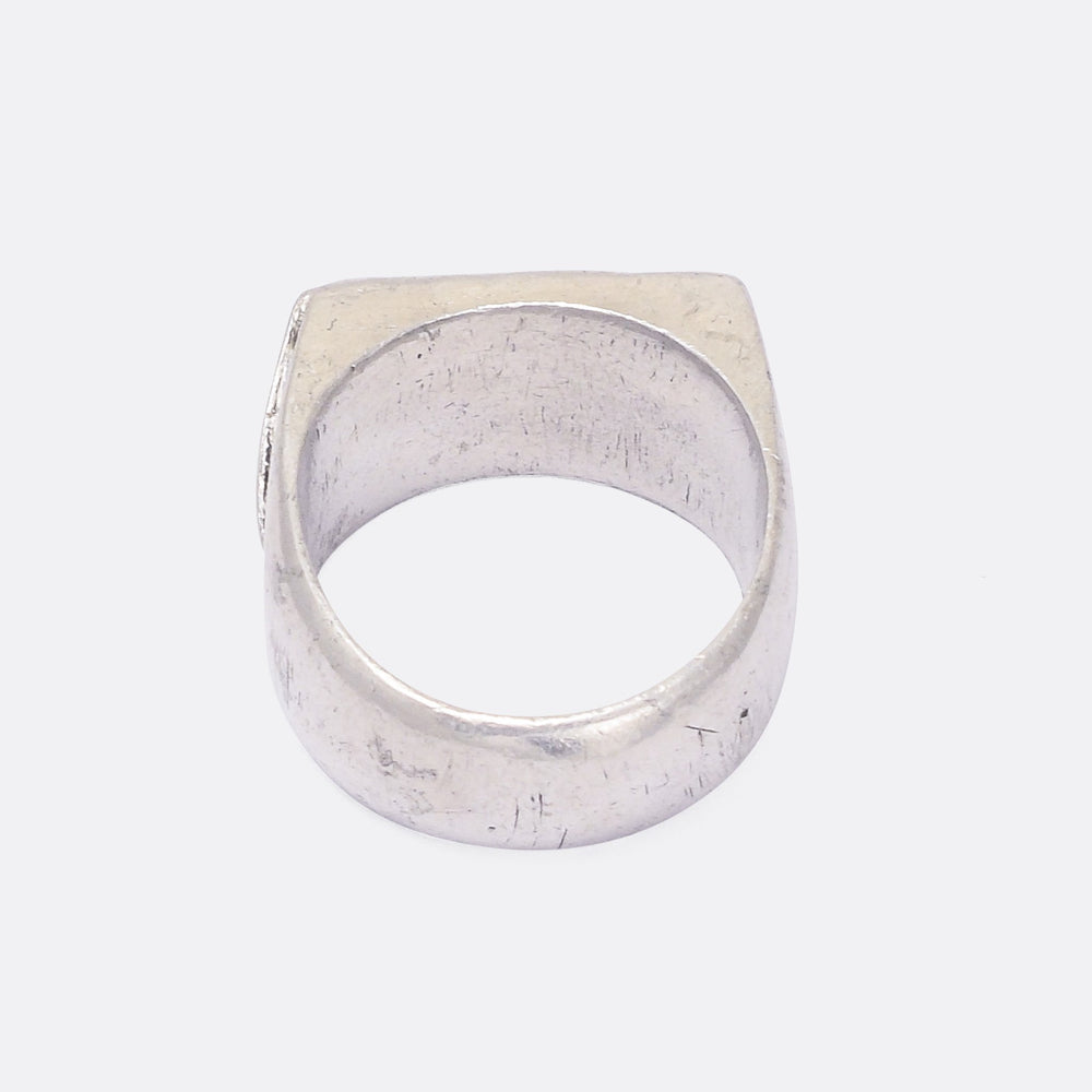 WW1 YZER Trench Art Signet Ring