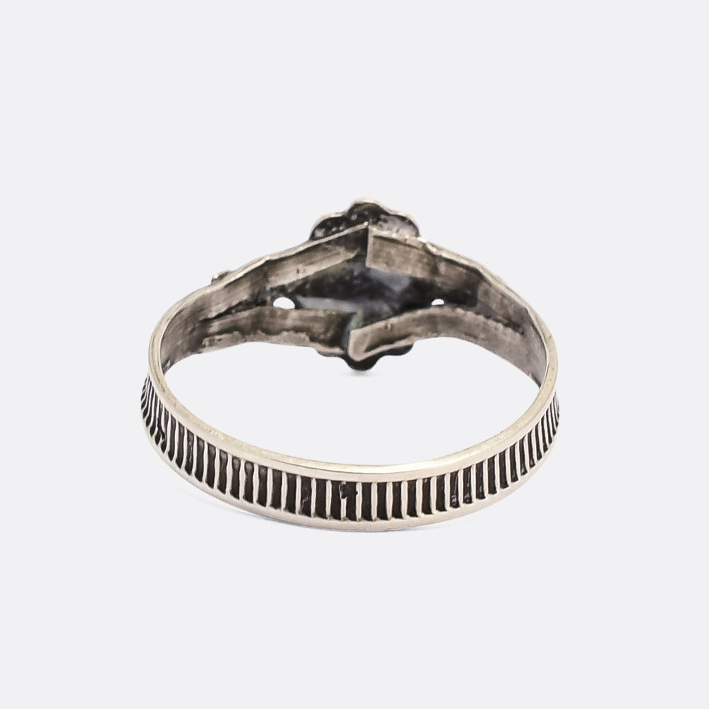 WW2 Free France Cross of Lorraine Ring