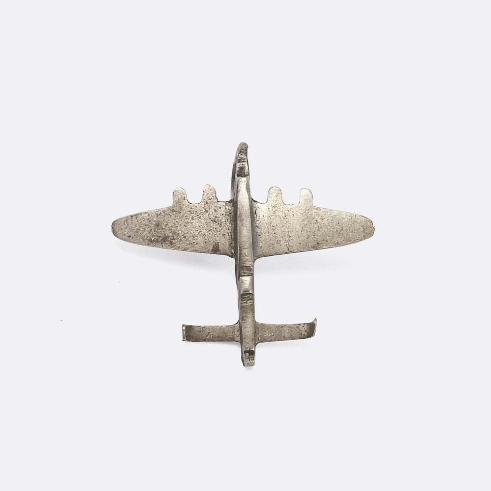 WW2 Trench Art Avro Lancaster Bomber Charm