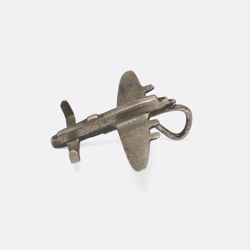 WW2 Trench Art Avro Lancaster Bomber Charm