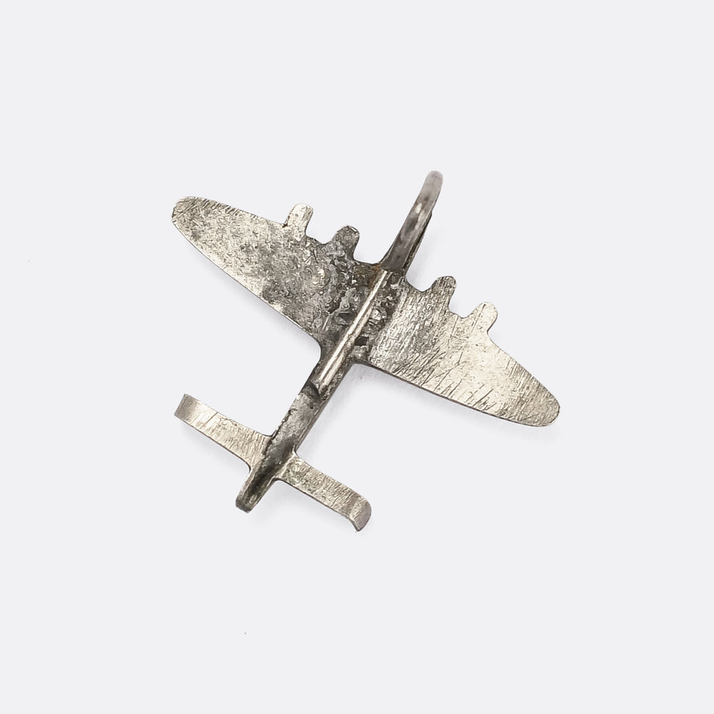 WW2 Trench Art Avro Lancaster Bomber Charm