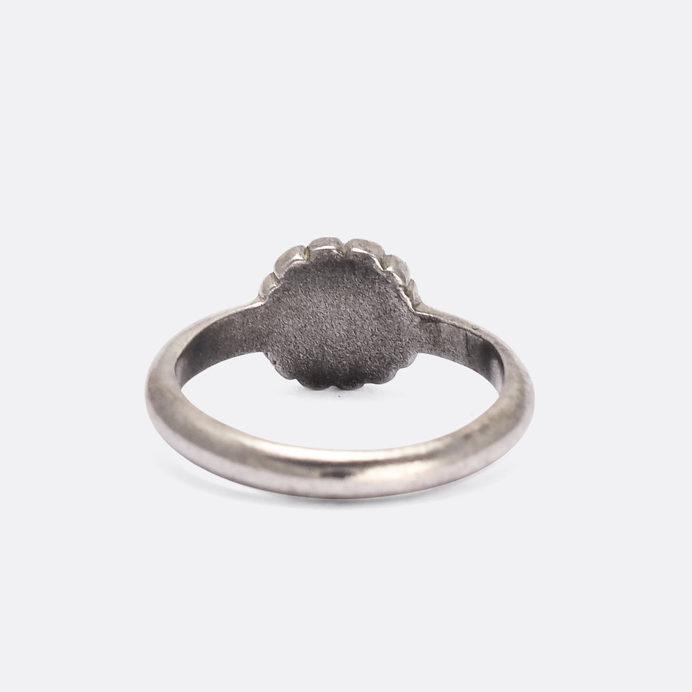 WW2 Trench Art Parachute  Flower Ring