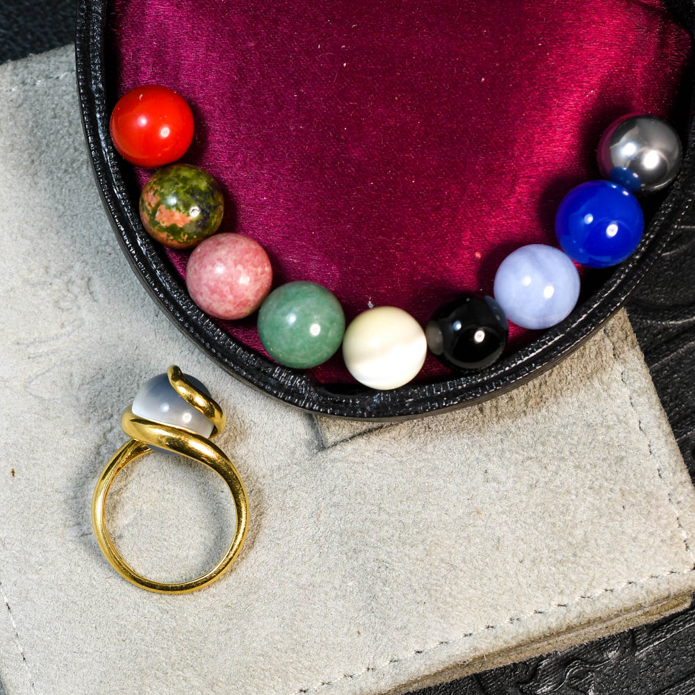 Vintage Interchangeable Bead Ring by Gilbert Albert