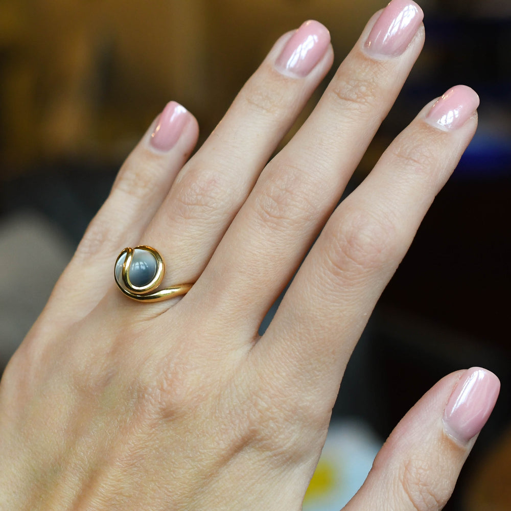 Vintage Interchangeable Bead Ring by Gilbert Albert