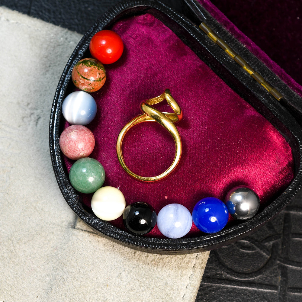 Vintage Interchangeable Bead Ring by Gilbert Albert