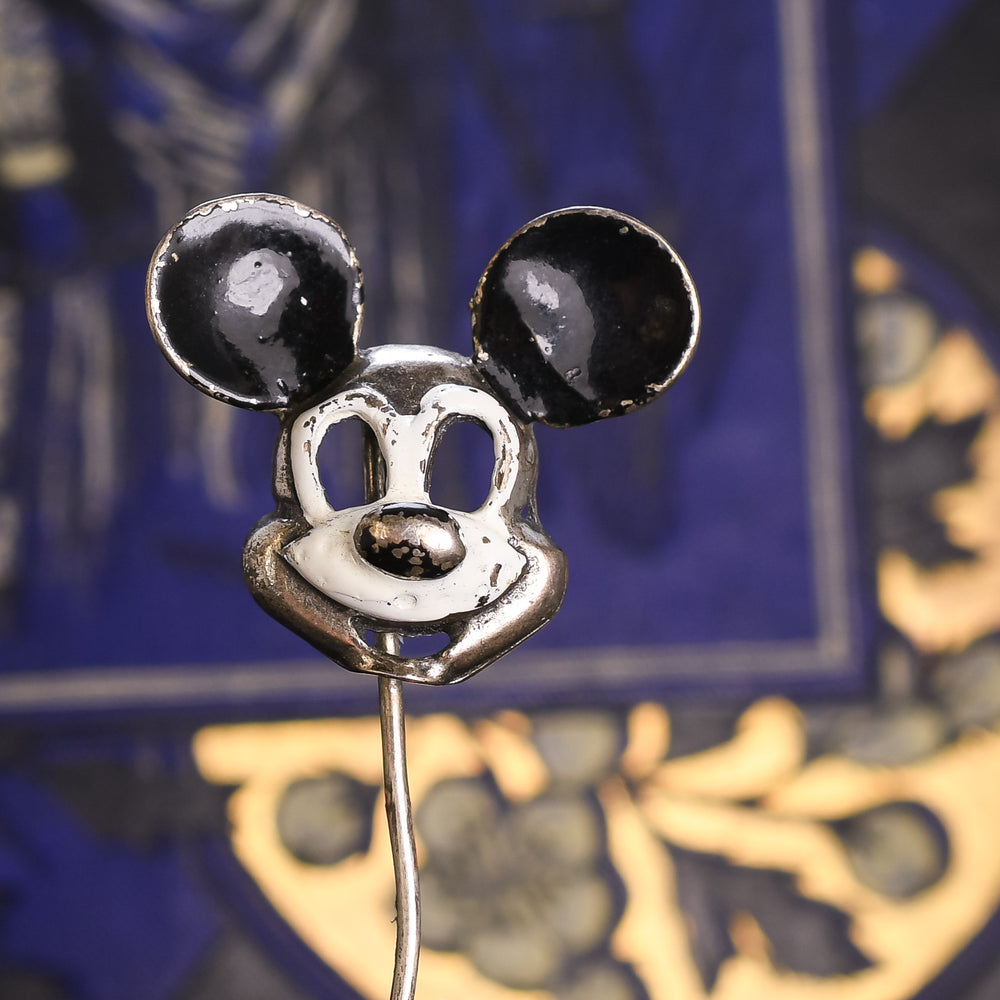 1930's Mickey Mouse Enamelled Stick Pin