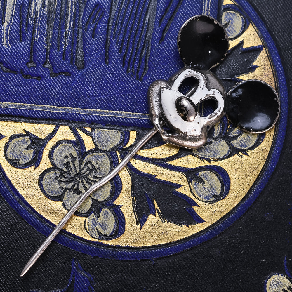 1930's Mickey Mouse Enamelled Stick Pin