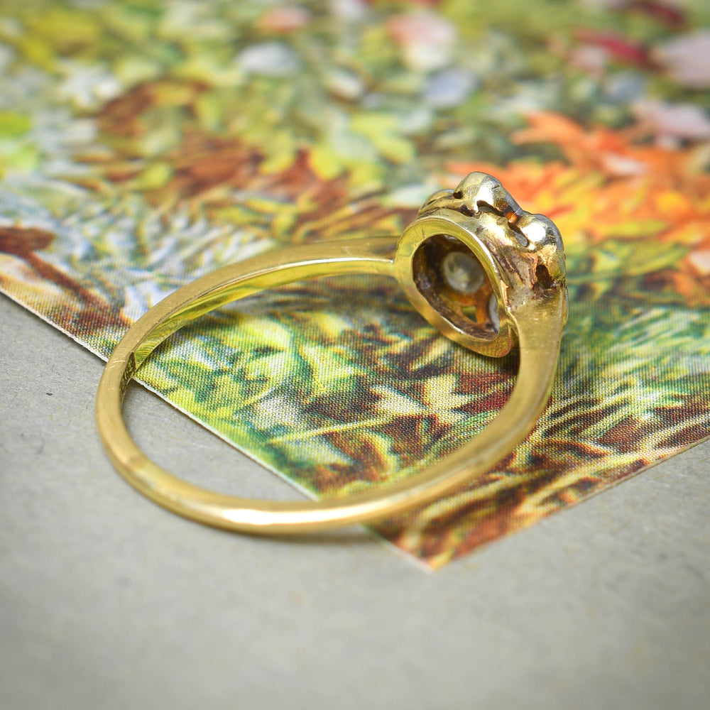 Late Victorian Diamond Flower Cluster Ring
