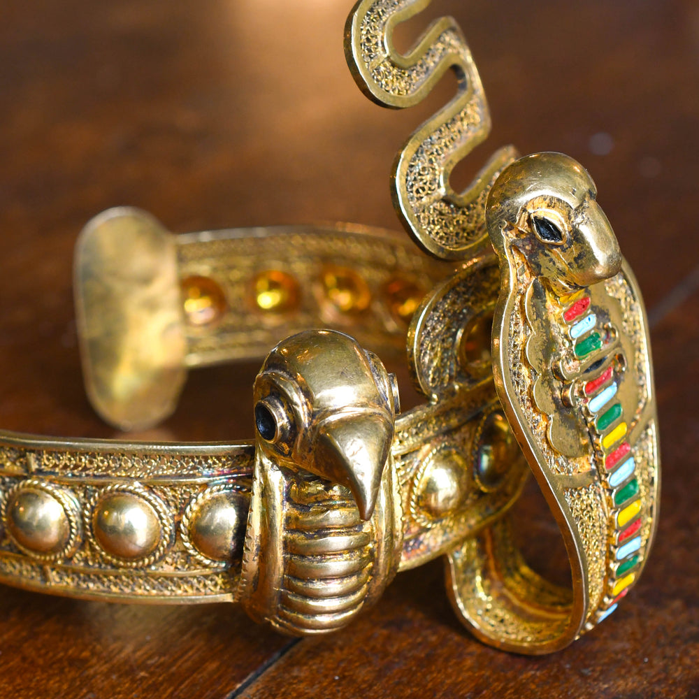 Egyptian Revival 1930's Diadem of Tutankhamun