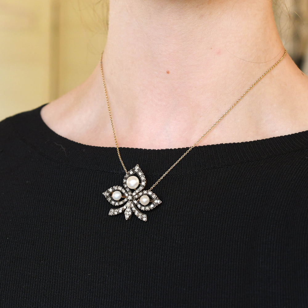 Victorian Pearl & Diamond 