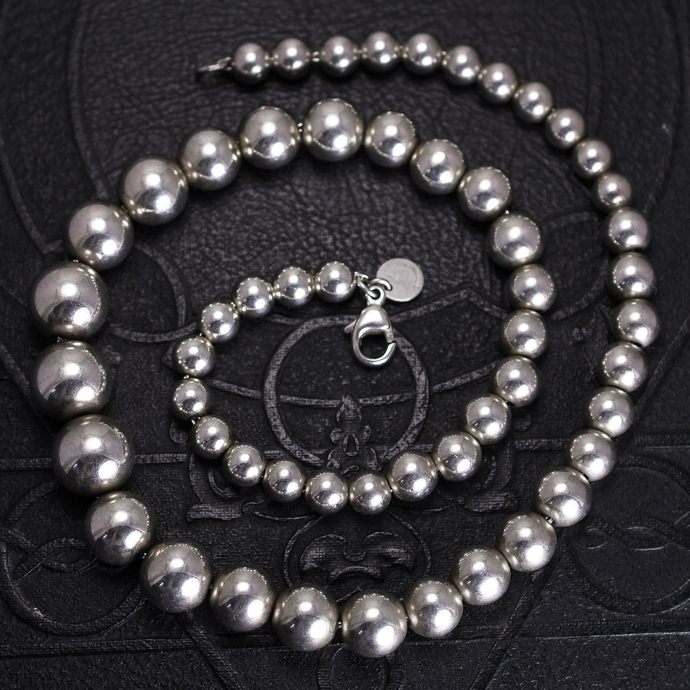 Silver Bead Necklace by Tiffany & Co