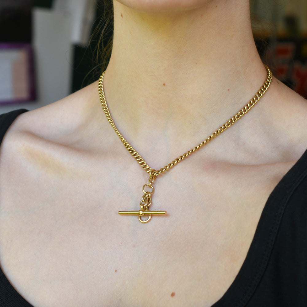 Victorian 18k Gold Albert Chain