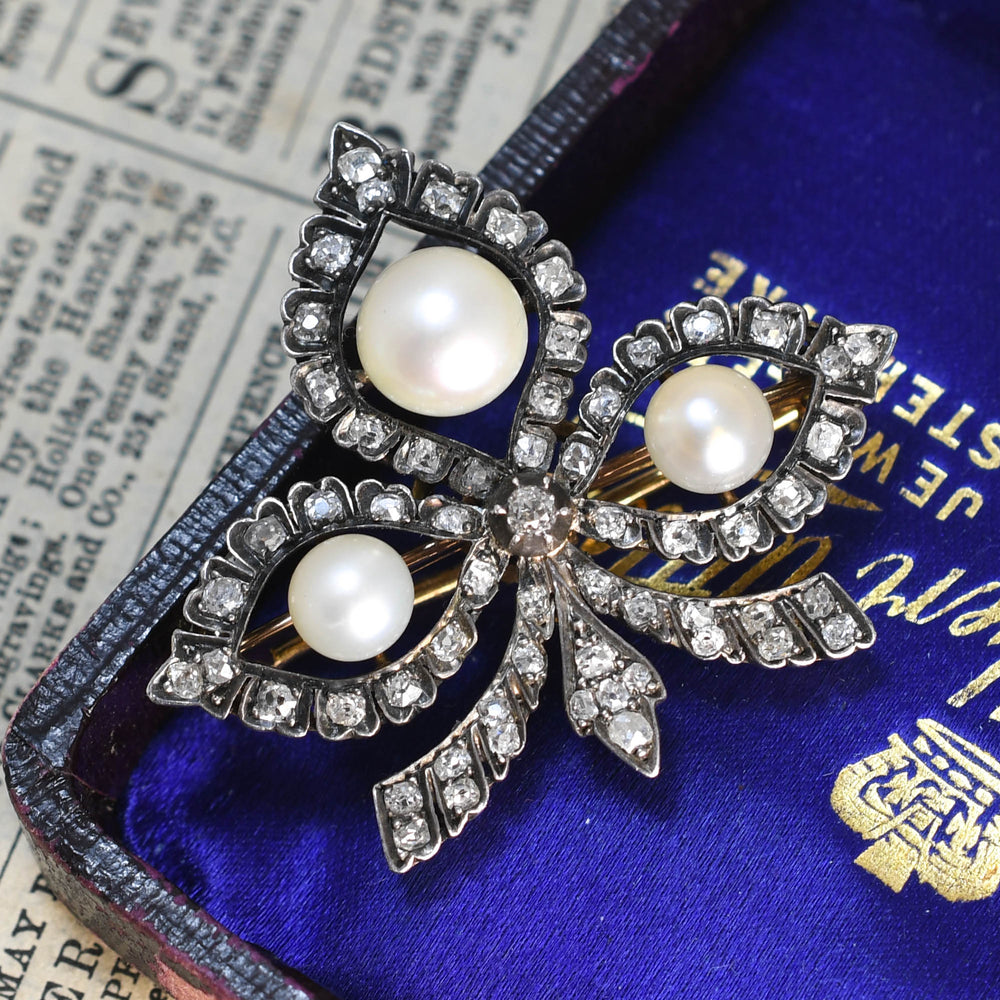 Victorian Pearl & Diamond 