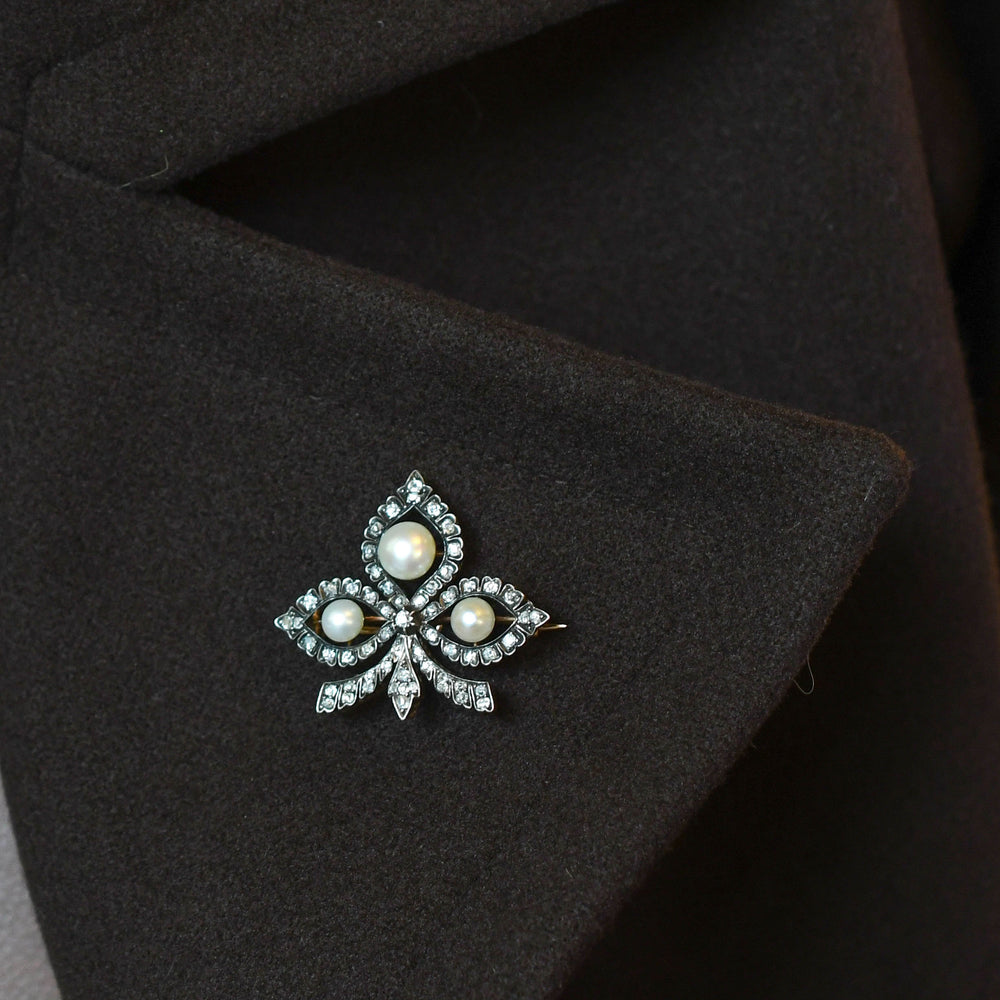 Victorian Pearl & Diamond 