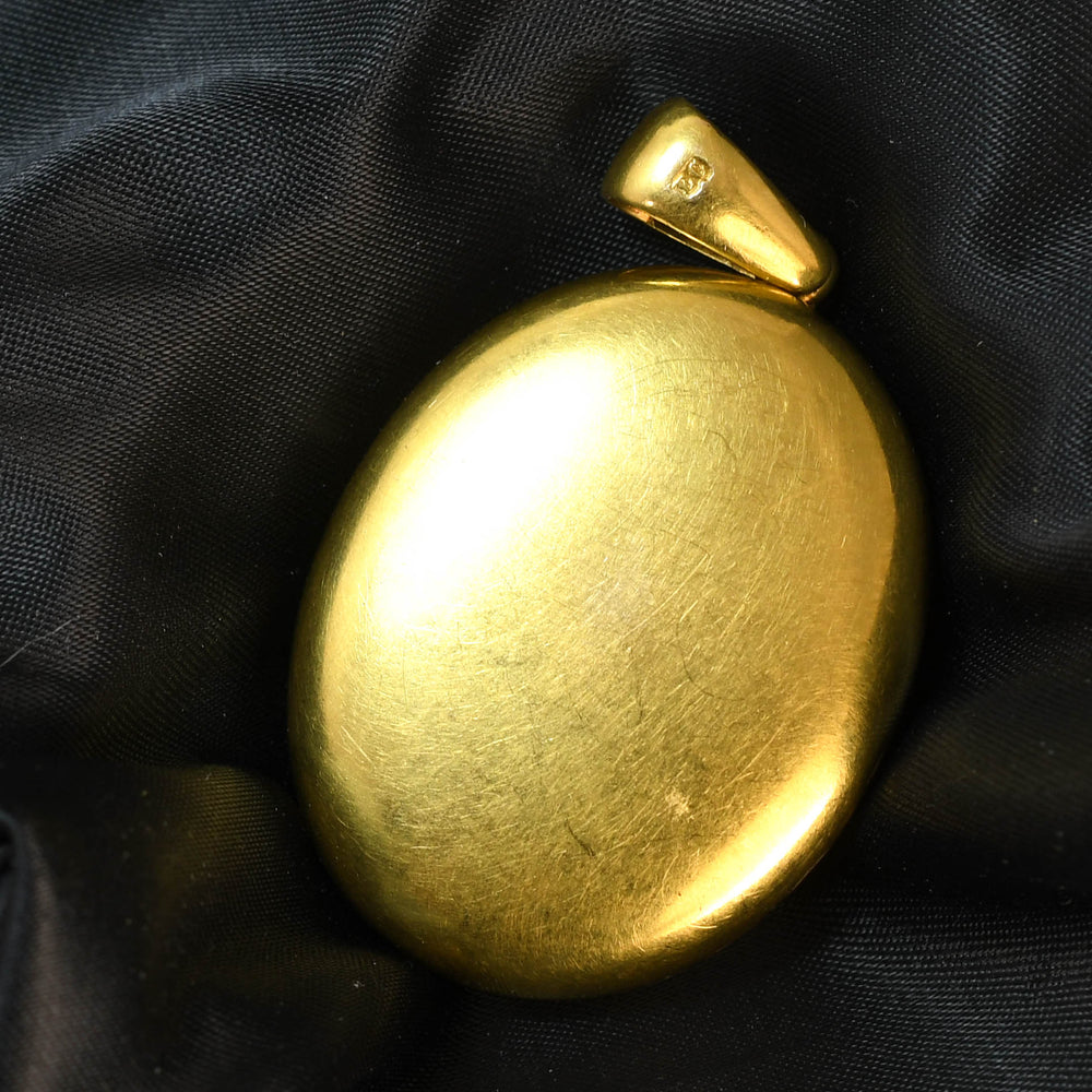 Victorian Ruby & Diamond Monogram Locket