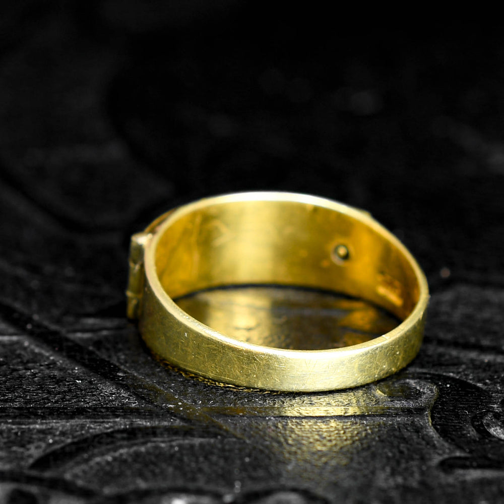 Victorian DARLING Diamond Locket Ring