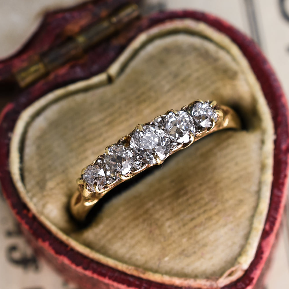 Victorian 5-Stone Diamond Ring