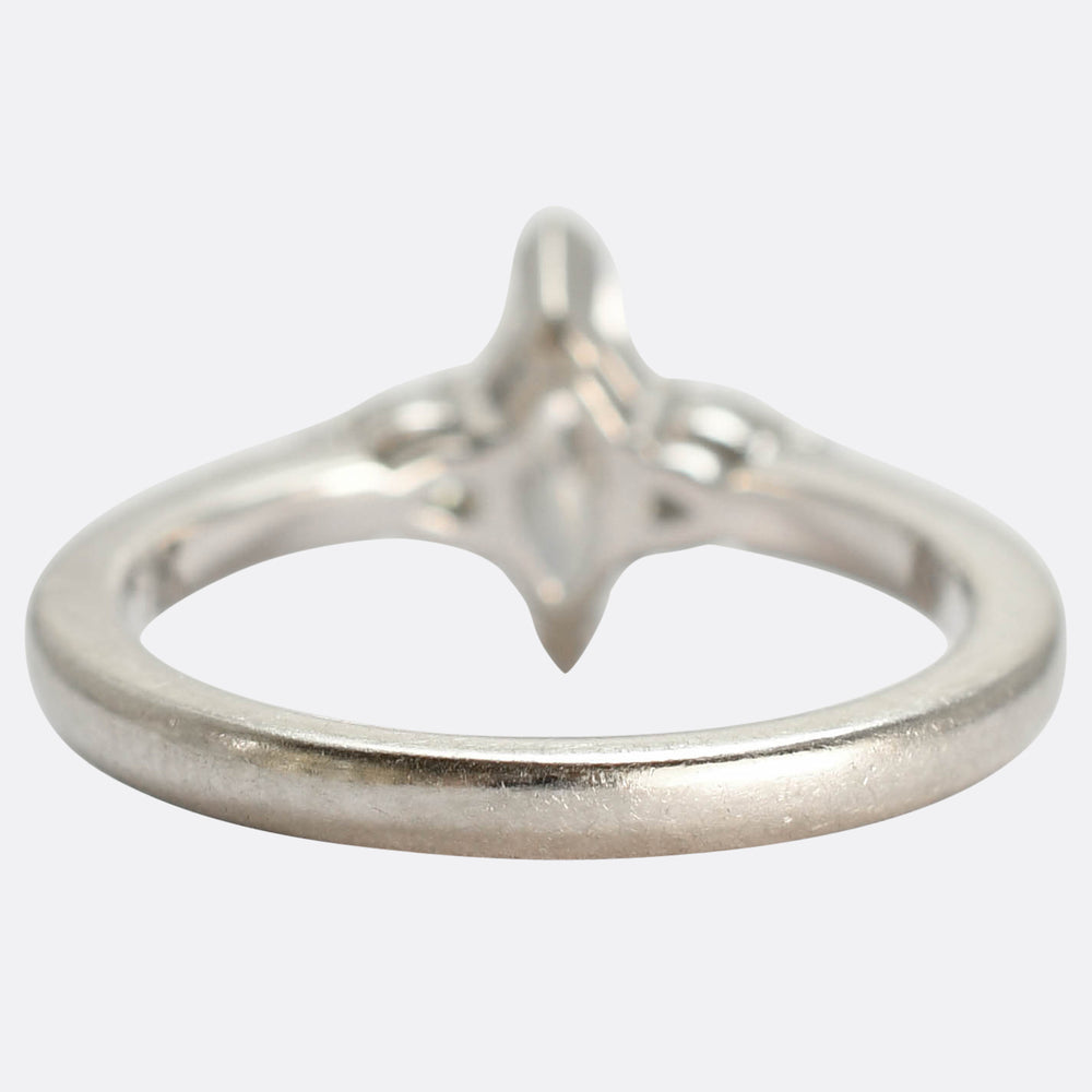 1.20ct Marquise Diamond Engagement Ring