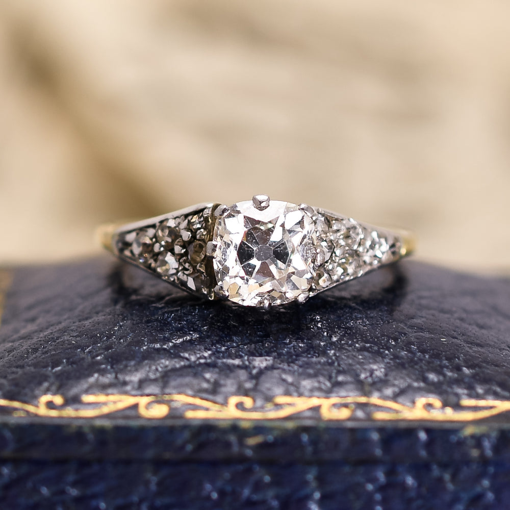 Victorian 1.1ct Diamond Engagement Ring