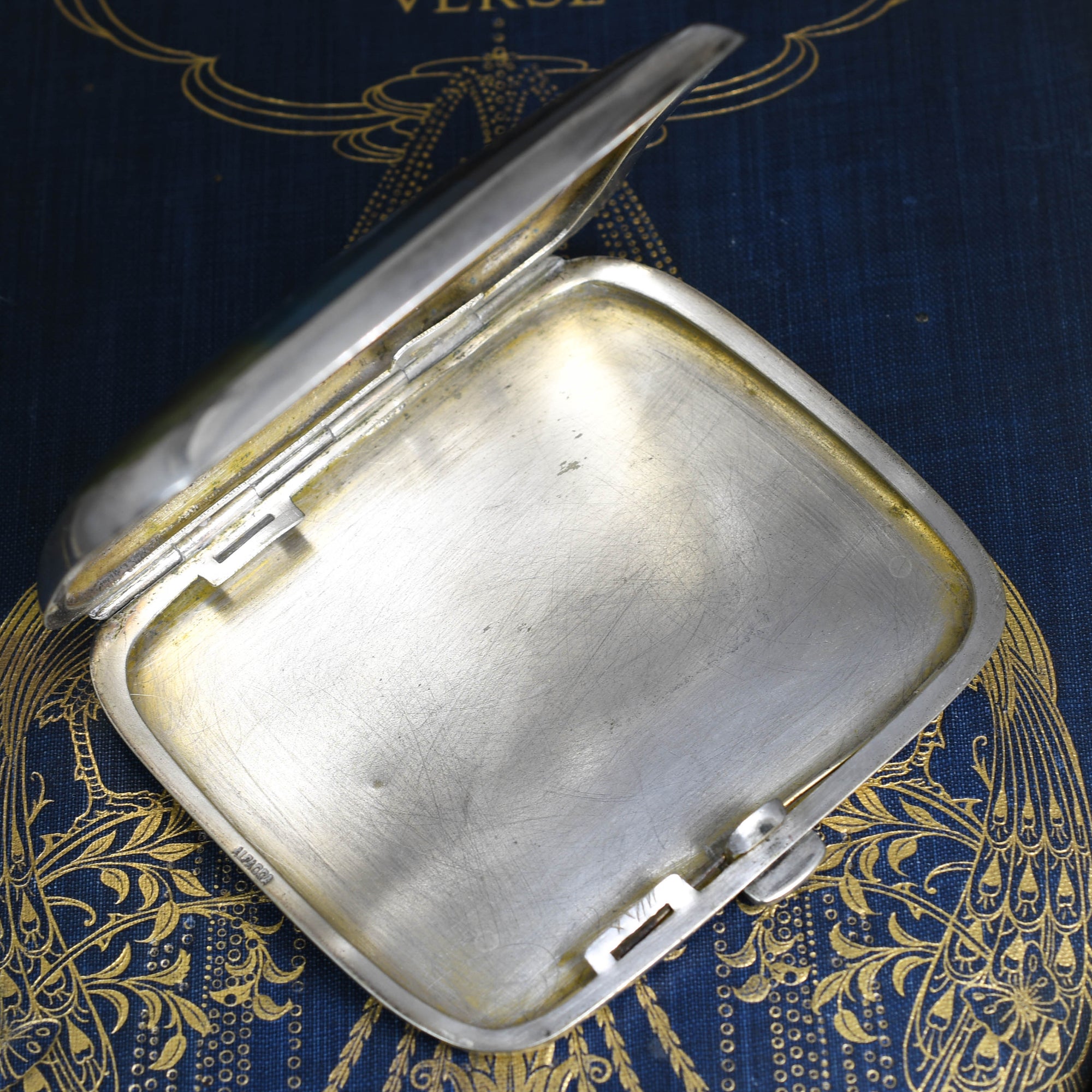 Antique Silver Enamel 