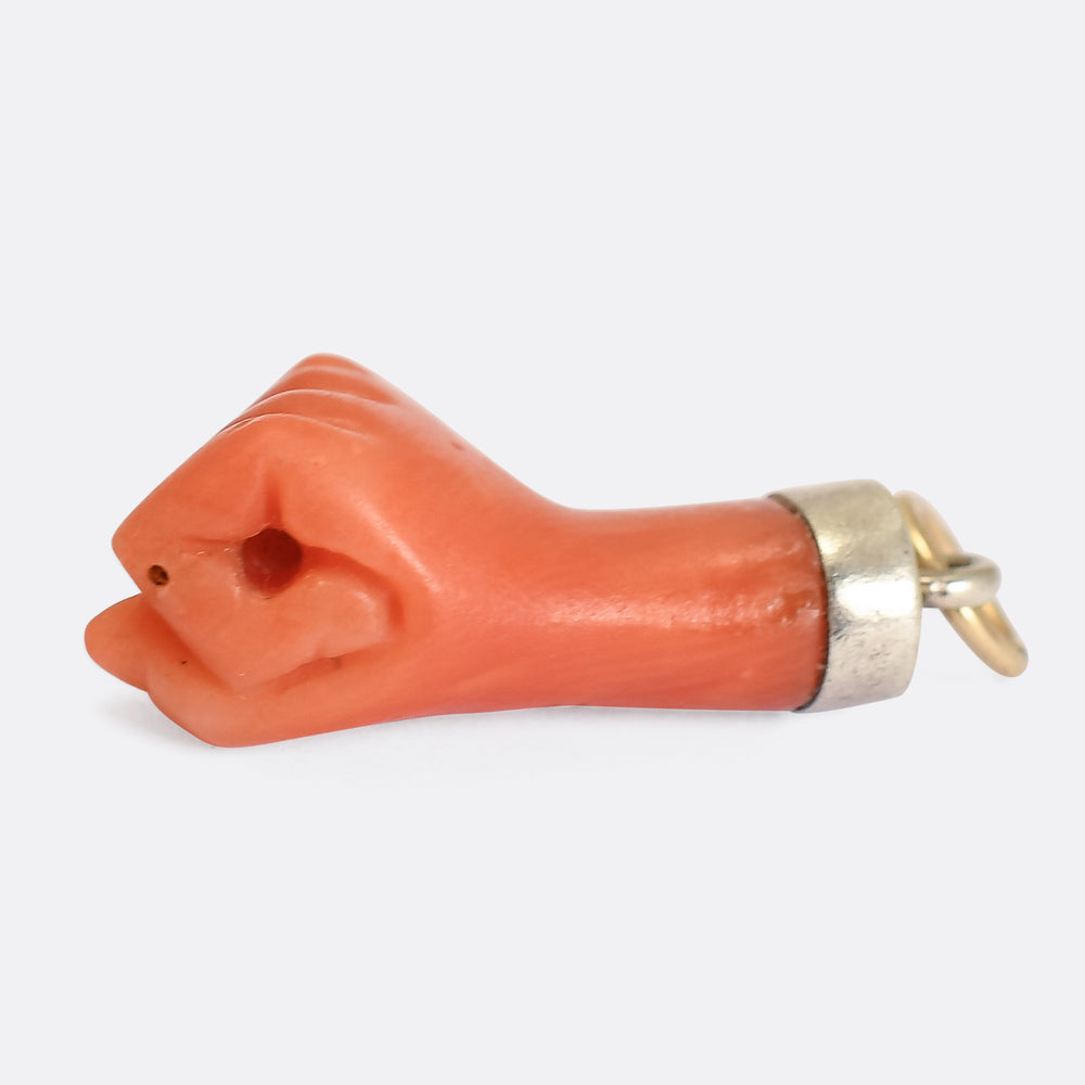 Georgian Coral Figa Charm