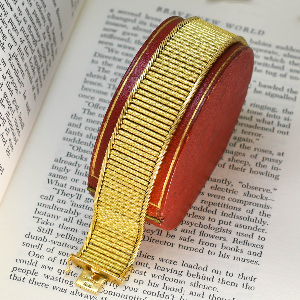 Vintage 18k Gold Cartier Bracelet
