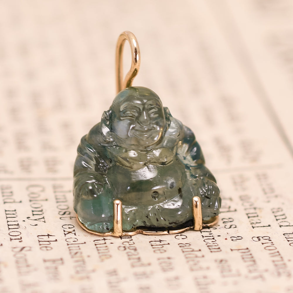 1930's Alexandrite Lucky Buddha Charm