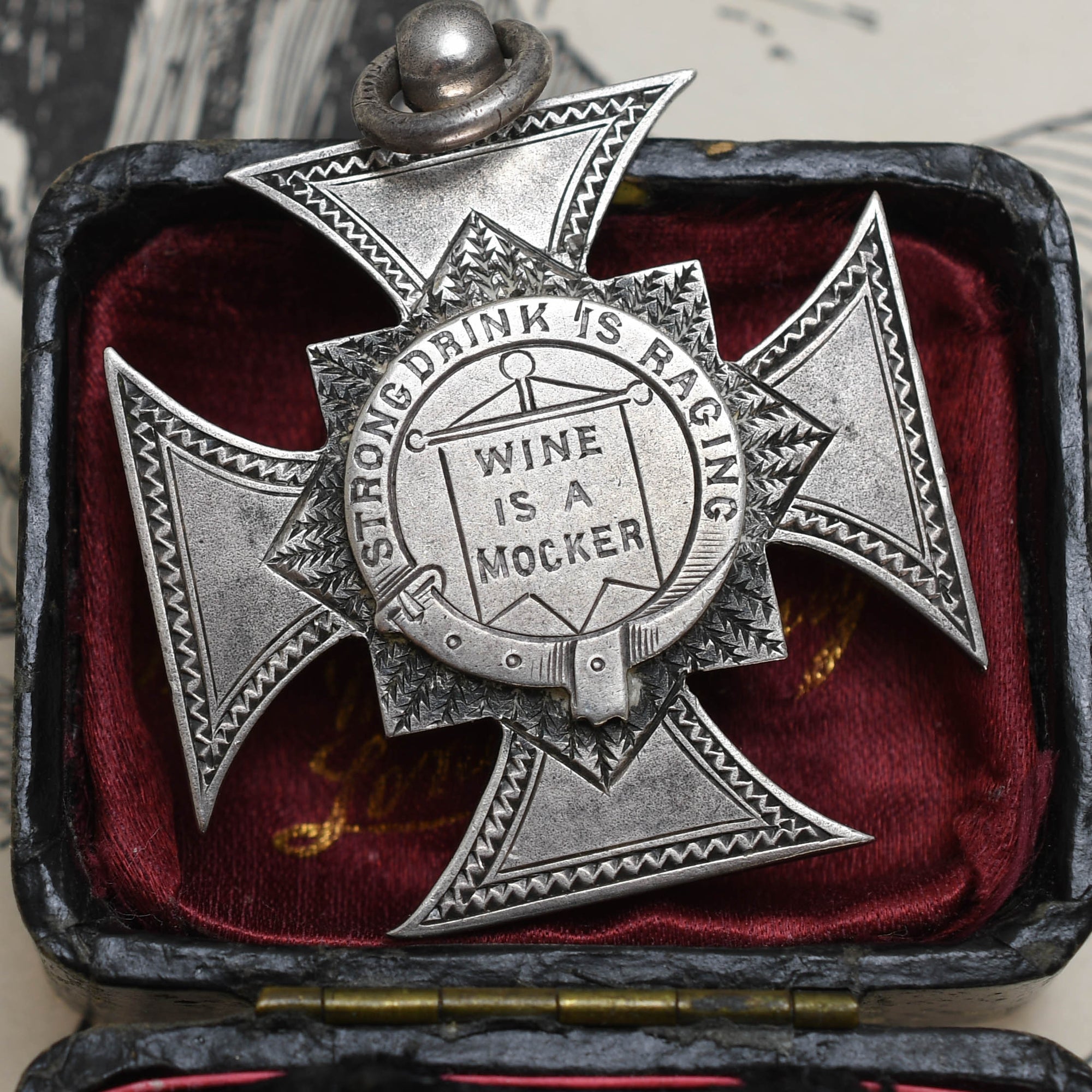Victorian Soldiers Abstinence Medal Butter Lane Antiques victorian-soldiers-abstinence-medal-butter-lane-antiques