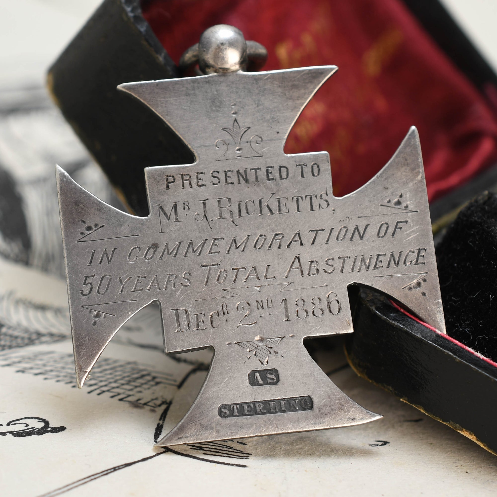 Victorian Soldiers Abstinence Medal Butter Lane Antiques victorian-soldiers-abstinence-medal-butter-lane-antiques