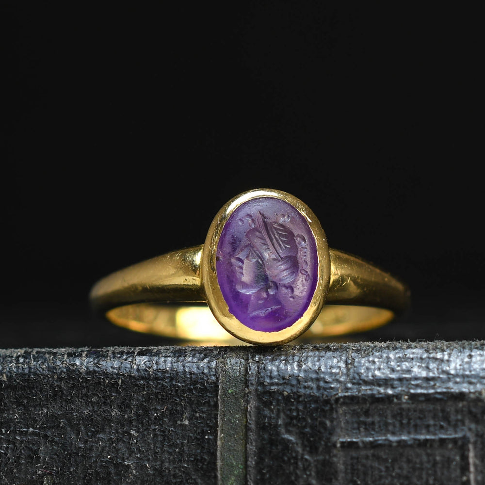 Edwardian Carved Amethyst 