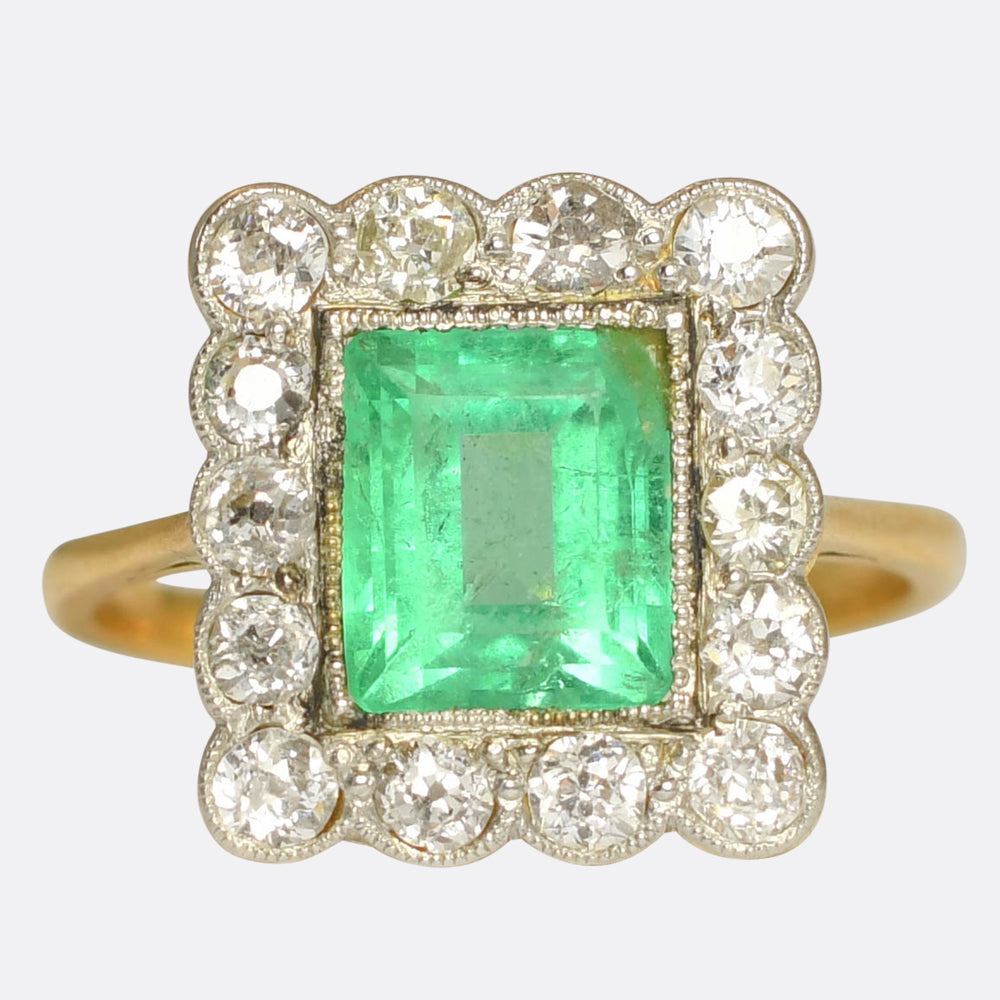 Edwardian Emerald & Diamond 