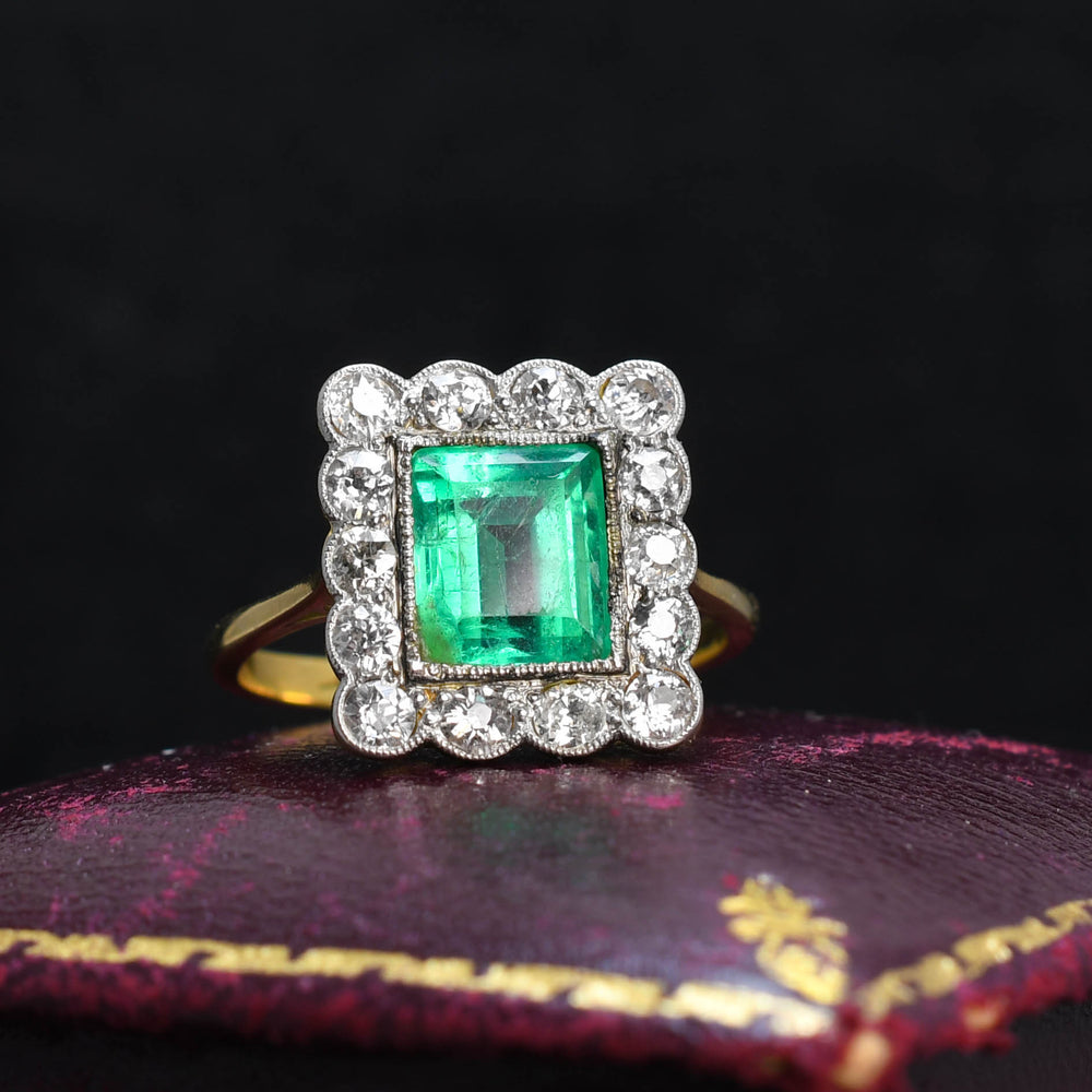 Edwardian Emerald & Diamond 