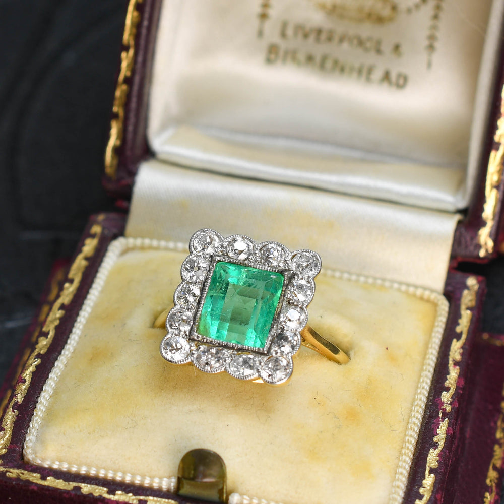 Edwardian Emerald & Diamond 