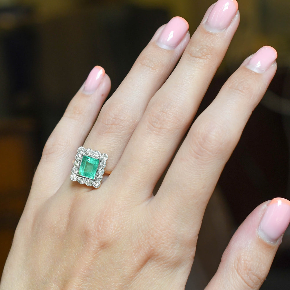 Edwardian Emerald & Diamond 