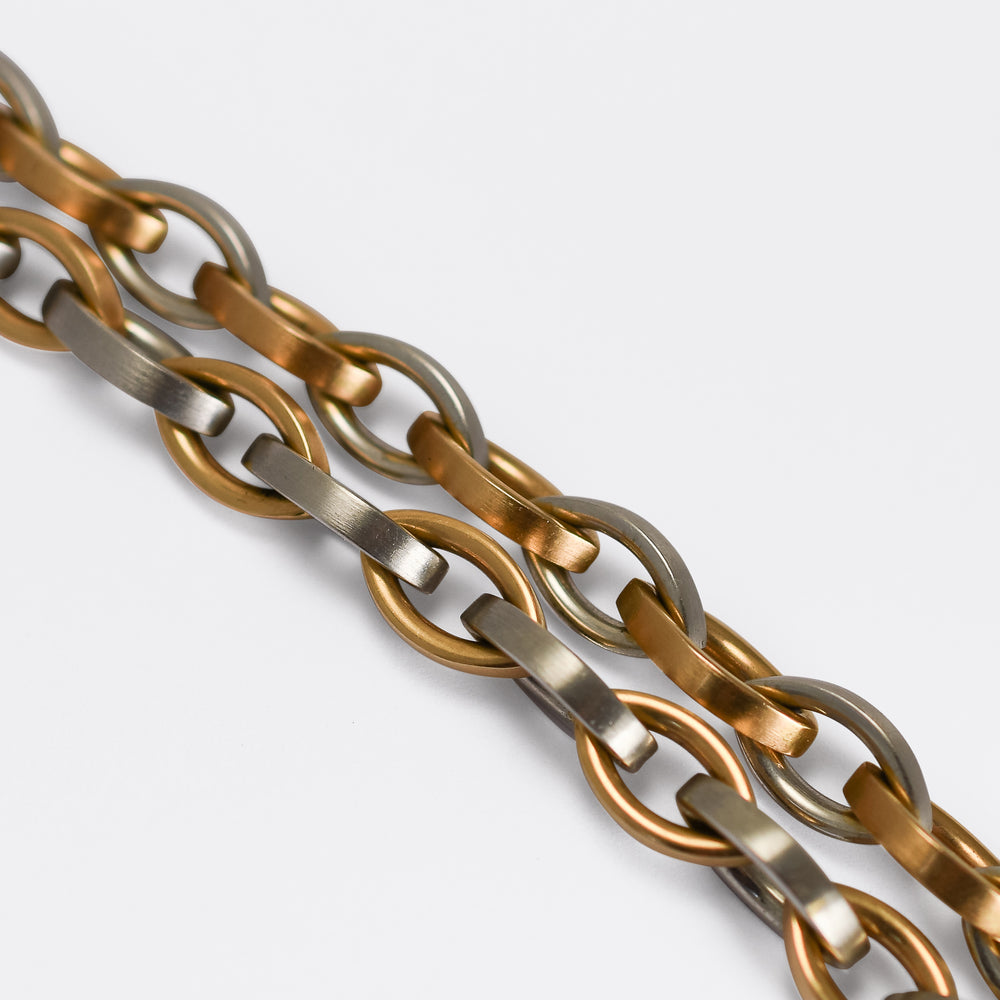 Mid-Century Two-Tone 18k Gold Chain by Boodles