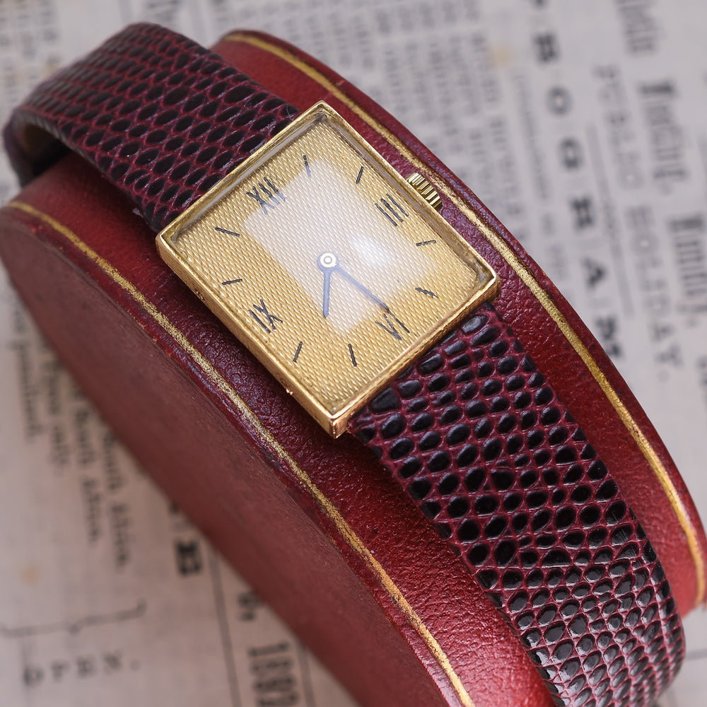 Vintage Van Cleef & Arpels 18k Gold Wristwatch