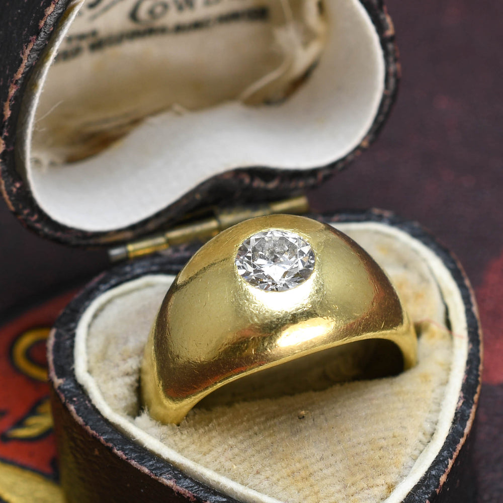 Victorian .66ct Diamond Gypsy Ring