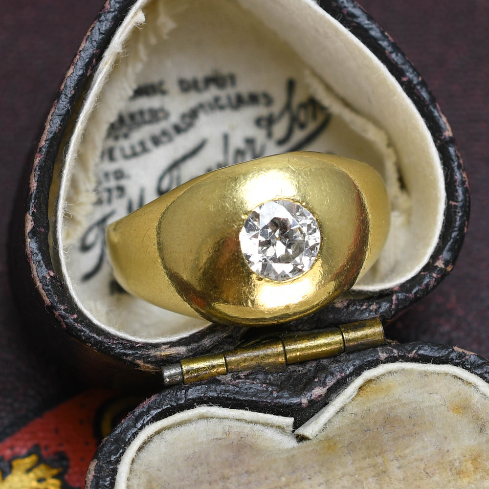 Victorian .66ct Diamond Gypsy Ring