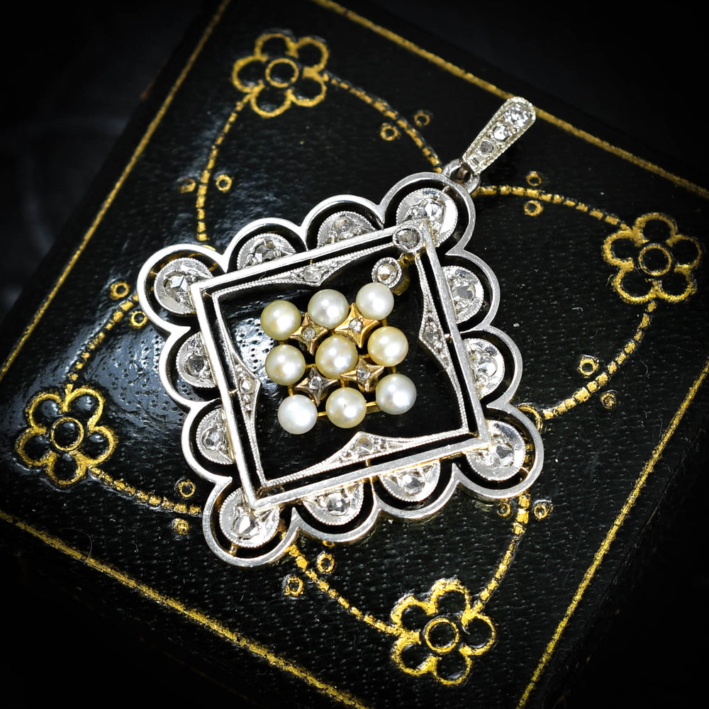 Edwardian Diamond & Pearl 